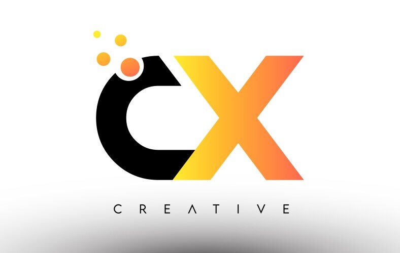cx-black-orange-letter-logo-design-icon-vector-40214361